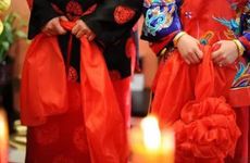 秋季喜庆的结婚七字对联