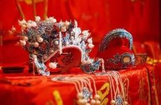 宴客厅结婚七字对联