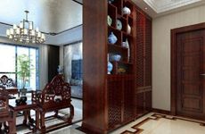 进门玄关艺术柜风水