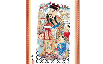 不适合贴门神的门