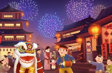 上元夜放焰火的习俗